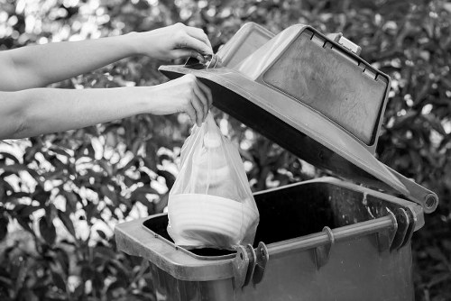 Recycling bins and sustainable waste management